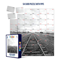 Load image into Gallery viewer, Derek Hough - 54 Card Puzzle with PIPS - Tracks to Anywhere