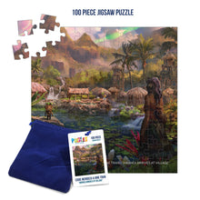 Load image into Gallery viewer, HumaNature Studios - Anuhea Arrives At Village, 100 Piece Jigsaw Puzzle