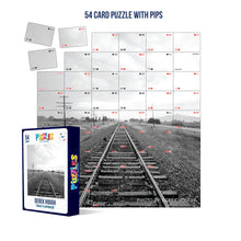 Load image into Gallery viewer, Derek Hough - 54 Card Puzzle with PIPS - Tracks to Anywhere
