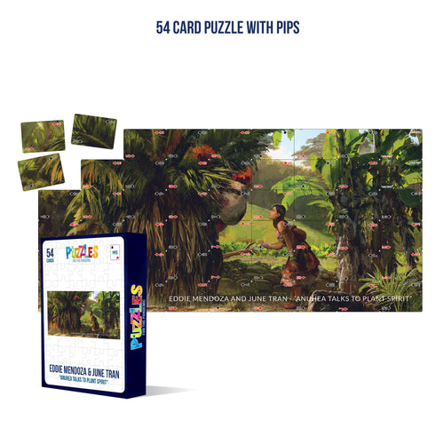 HumaNature Studios - Anuhea Talks To Spirit Plant, 54 Card Puzzle With Pips