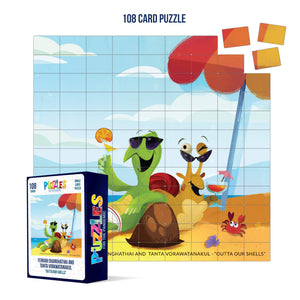 HumaNature Studios - Outta Our Shells, 108 Card Puzzle