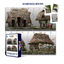 Load image into Gallery viewer, HumaNature Studios - Spirit People Houses, 54 Card Puzzle With Pips
