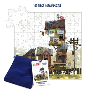 HumaNature Studios - Thai River House, 100 Piece Jigsaw Puzzle