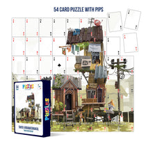 Load image into Gallery viewer, HumaNature Studios - Thai River House, 54 Card Puzzle With PIPs

